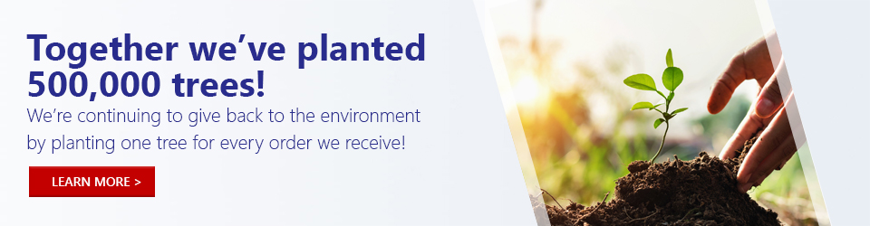 Together we've planted over 500,000 trees
