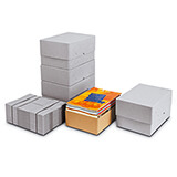 Grey Boxes With Lids