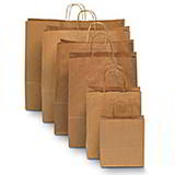 Brown Paper Carrier Bags